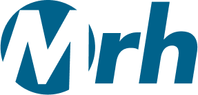 Logotipo oficial da MRH — conveniada FGV